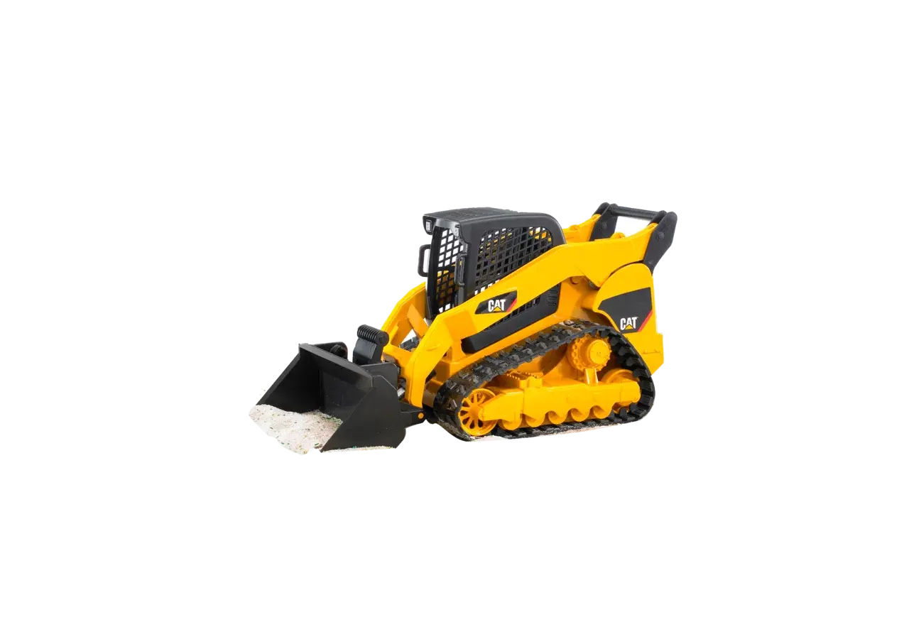 Bruder Caterpillar Kompaktlader 02136 – Delta-Lader mit beweglicher Schaufel