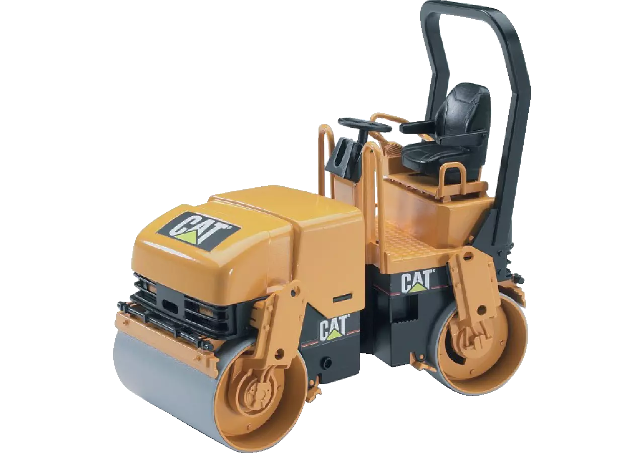 Bruder Caterpillar Vibrationswalze Spielzeug im Maßstab 1:16