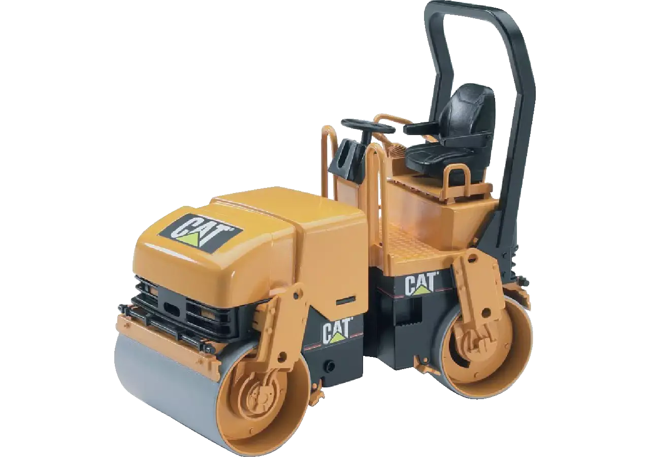 Bruder Caterpillar Vibrationswalze 02433 im Maßstab 1:16 – Baumaschinen-Spielzeug