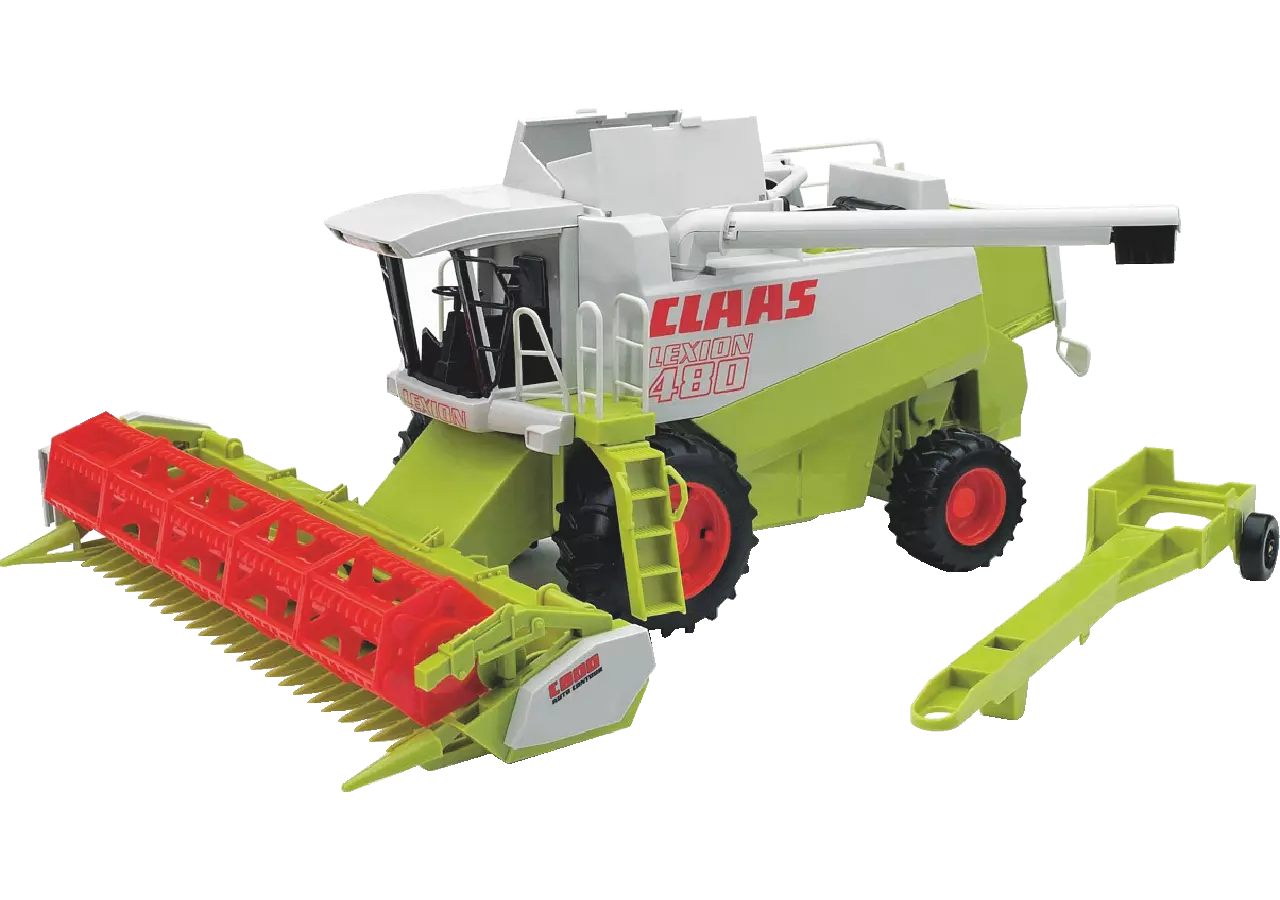 Bruder Claas Lexion 480 Mähdrescher Spielzeug im Maßstab 1:16