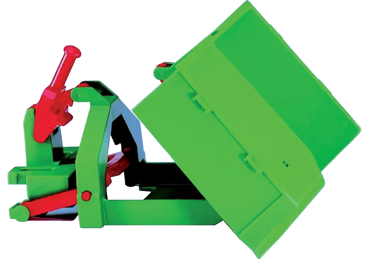 Bruder Hecklade kippbar 02248 – kippbare Transportbox für Bruder-Traktoren 1:16