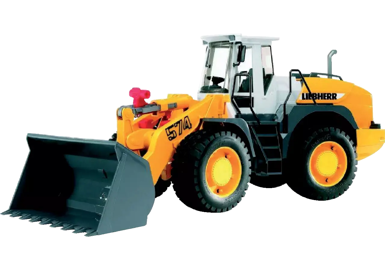 Bruder Liebherr L574 Radlader 02430 – Baustellen-Spielzeug im Maßstab 1:16