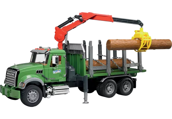 Bruder MACK Granite Holztransporter Spielzeug im Maßstab 1:16