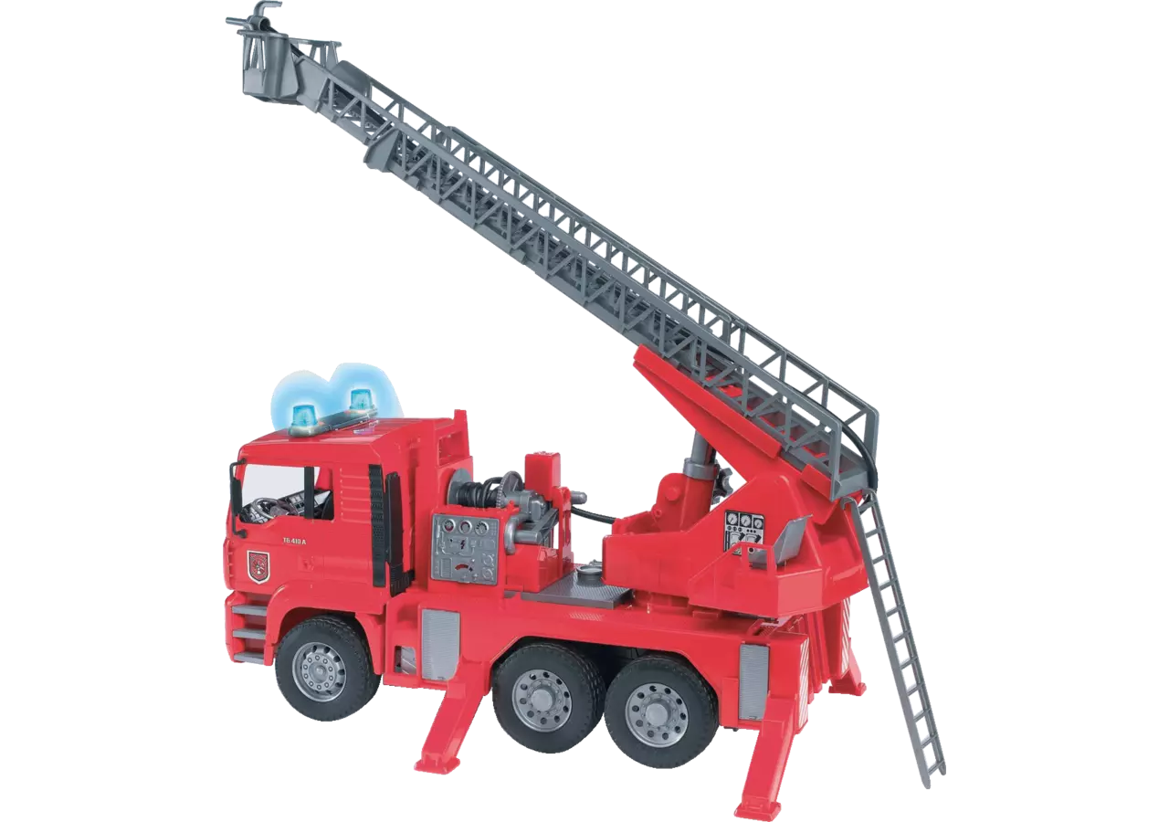 Bruder MAN Feuerwehr-LKW mit Drehleiter Spielzeug