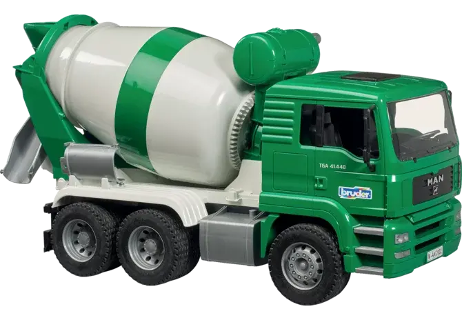 Bruder MAN TGA Betonmischer 02739 – Baustellen-LKW 1:16 mit drehbarer Mischtrommel