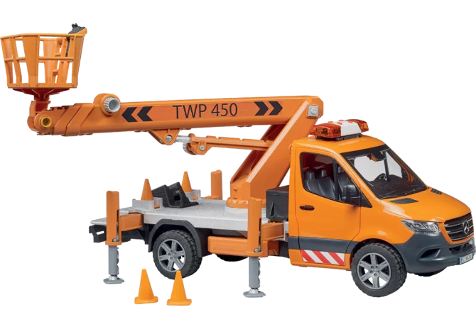 Bruder Mercedes Benz Sprinter Arbeitsbühne Spielzeug 1:16