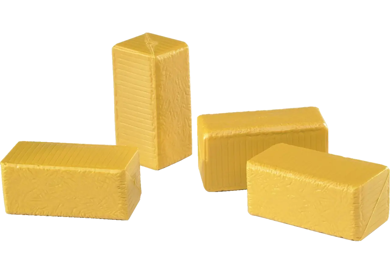 Bruder Quaderballen Set Heuballen 1:16 – 4 Ballen für Bauernhof-Spielwelten
