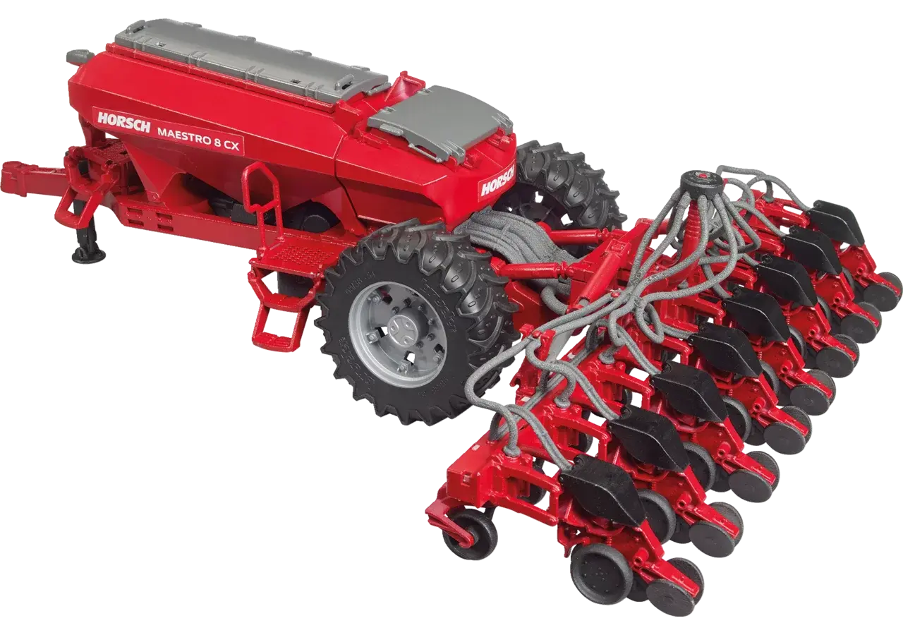 Bruder Horsch Maestro 8CX Sämaschine 02037 im Maßstab 1:16 – Seitenansicht