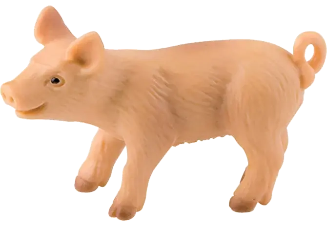 Bullyland Ferkel Figur, handbemalt, 5 cm lang