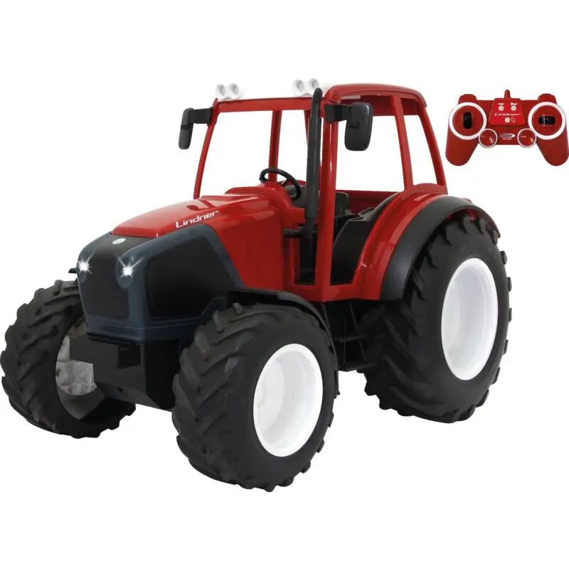 JAMARA Lindner Geotrac RC Traktor 405051 im Maßstab 1:16 mit LED-Licht und Profilreifen