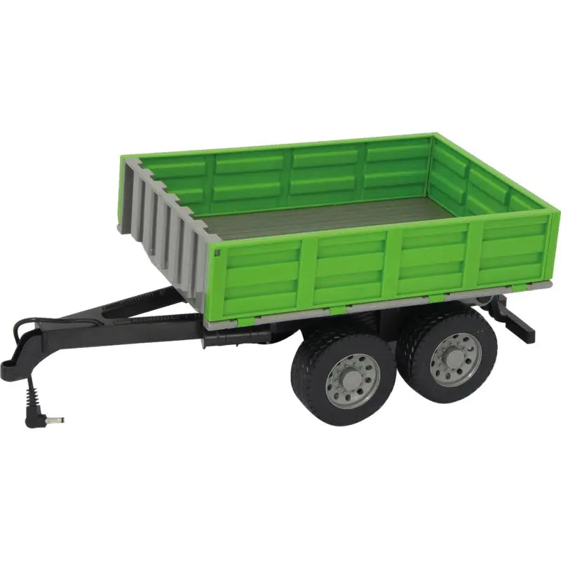 JAMARA Tandemkipper Grün 412412 – RC Anhänger 1:16 mit geöffneter Kippmulde