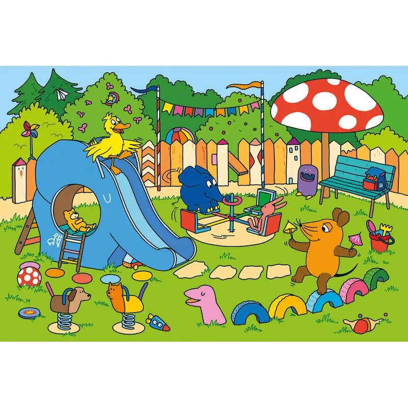Puzzle Ein Tag mit der Maus – Schmidt Spiele (Kinderpuzzle) Schmidt Spiele