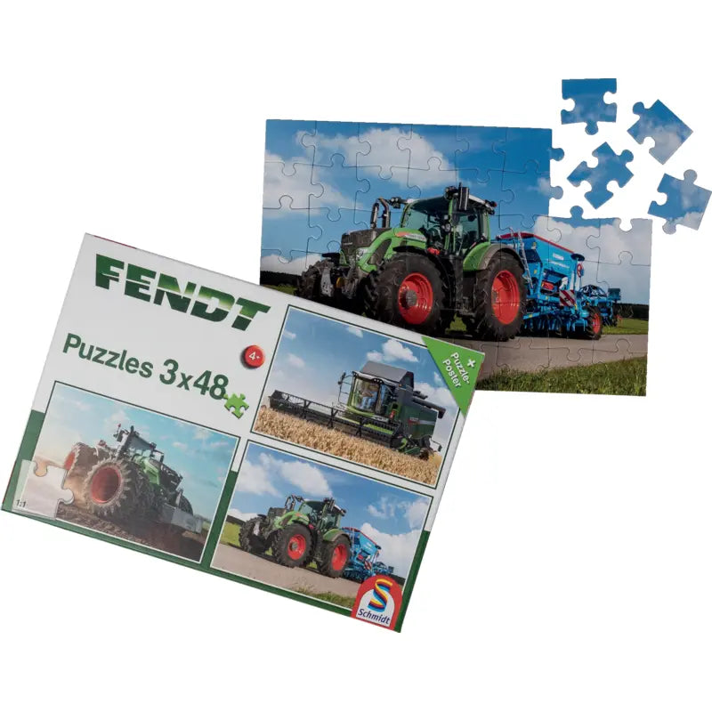Puzzle Fendt Traktoren & Mähdrescher – Schmidt Spiele (ab 4 Jahren) Schmidt Spiele