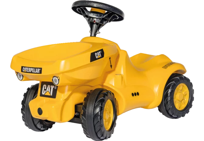 rollytoys Minitrac Dumper CAT Rutschfahrzeug für Kinder