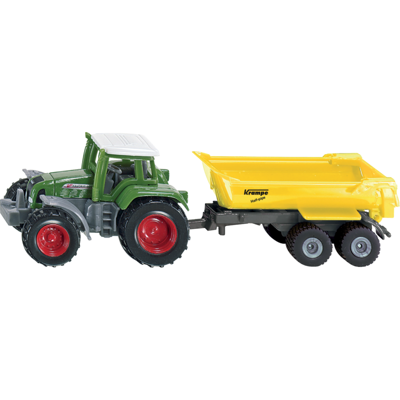 Siku Fendt Traktor mit Krampe Muldenkipper im Maßstab 1:87