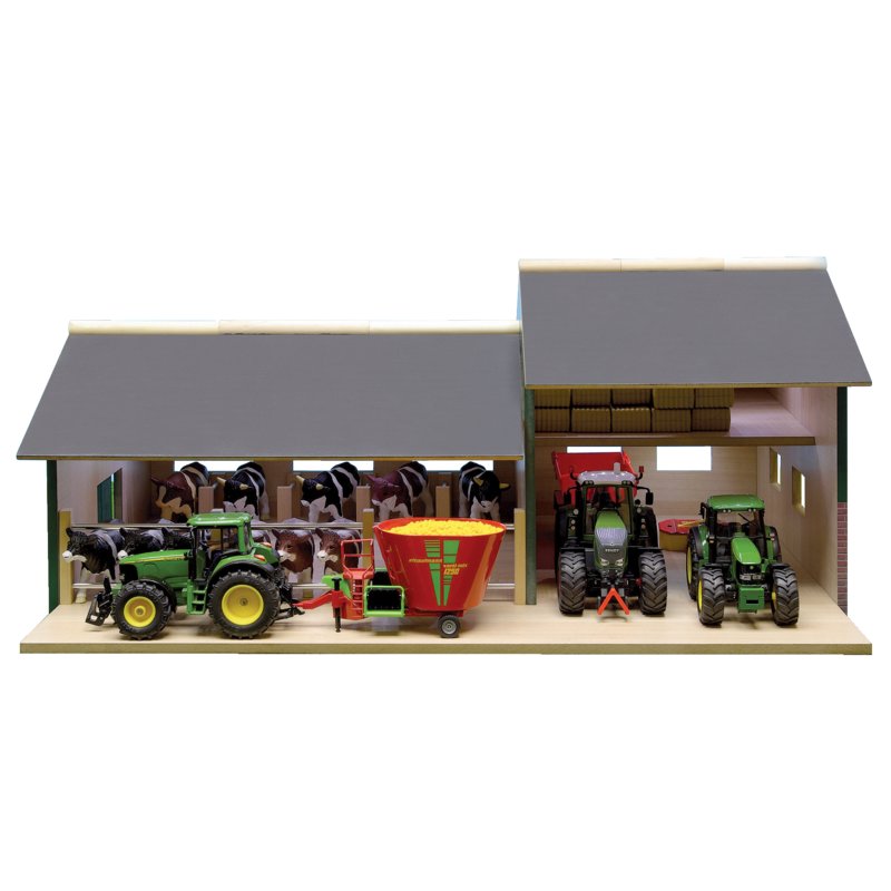 Spielzeug-Schuppen und Ställe für Kinder-Bauernhofspiele