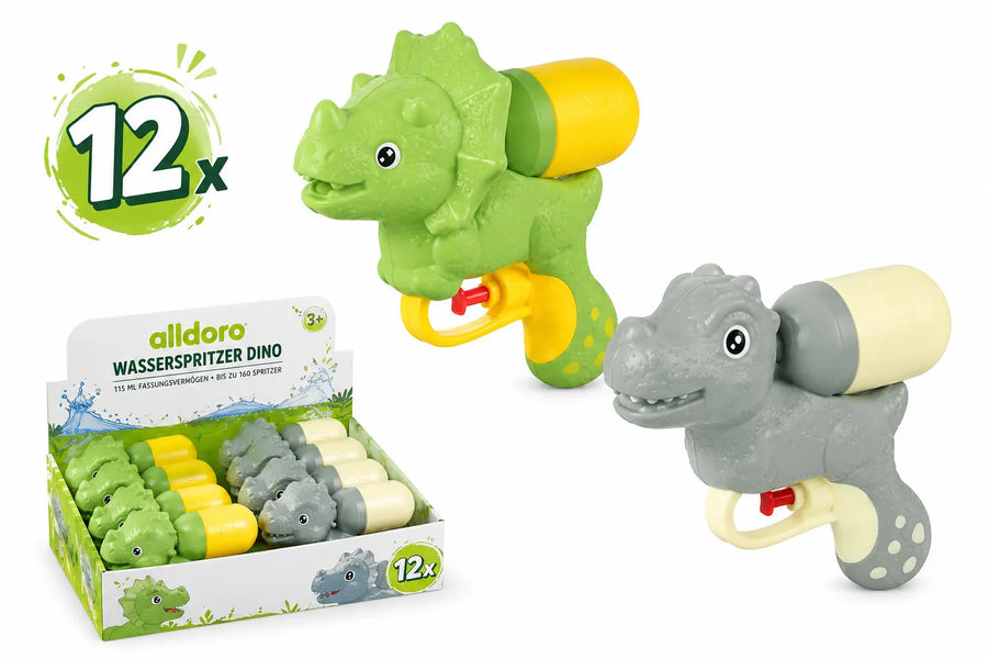 Wasserspritzer Dino alldoro 60109 in Dino-Design, 115 ml, für Kinder ab 3 Jahren