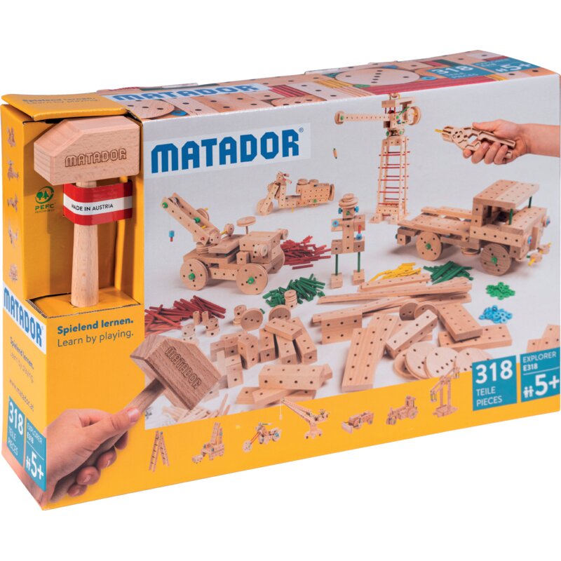 Baukasten E318, 71 Modelle Spielzeug - Matador