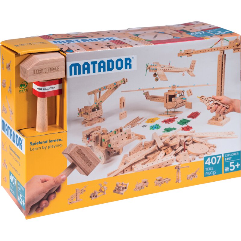 Baukasten E407, 82 Modelle Spielzeug - Matador