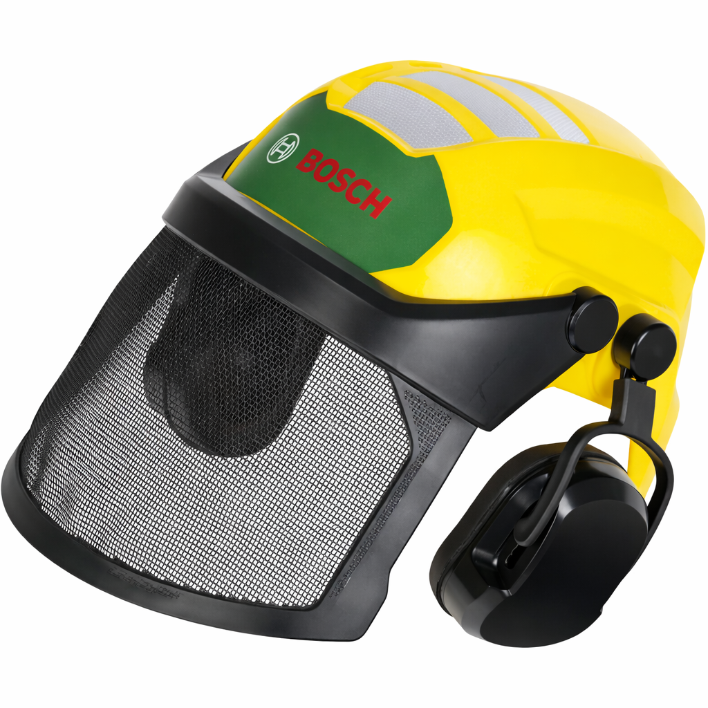 Bosch Forsthelm Spielzeug für Kinder mit klappbarem Visier