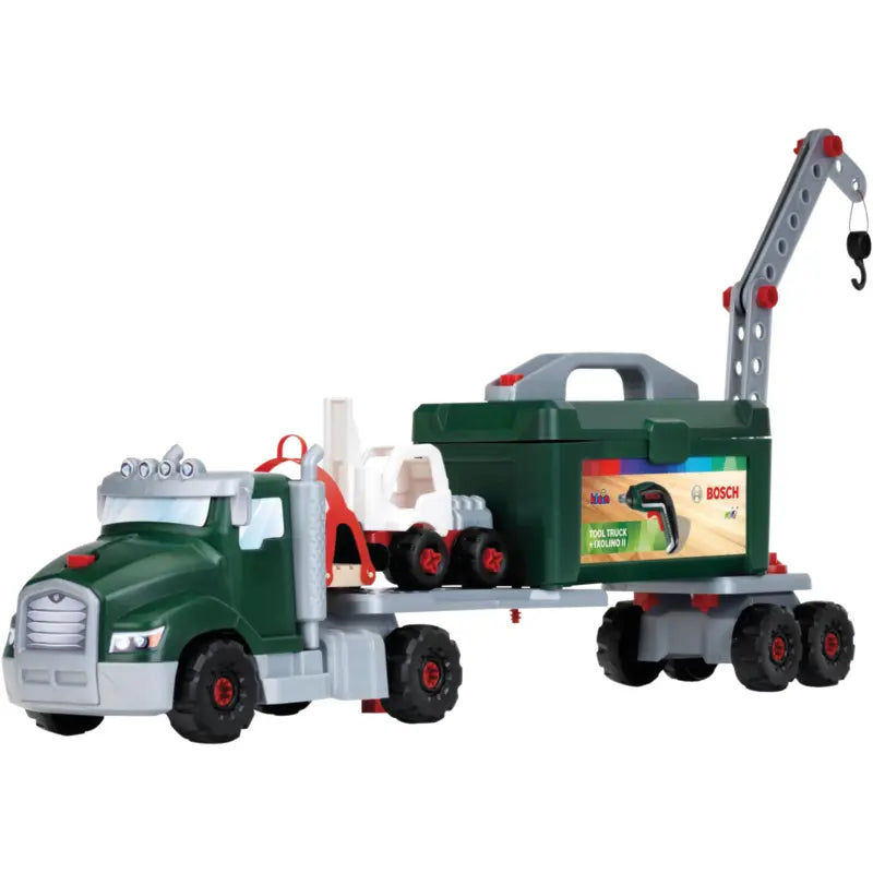Bosch Ixolino II Schraubtruck Set klein mit Akkuschrauber und Zubehör für Kinder ab 3
