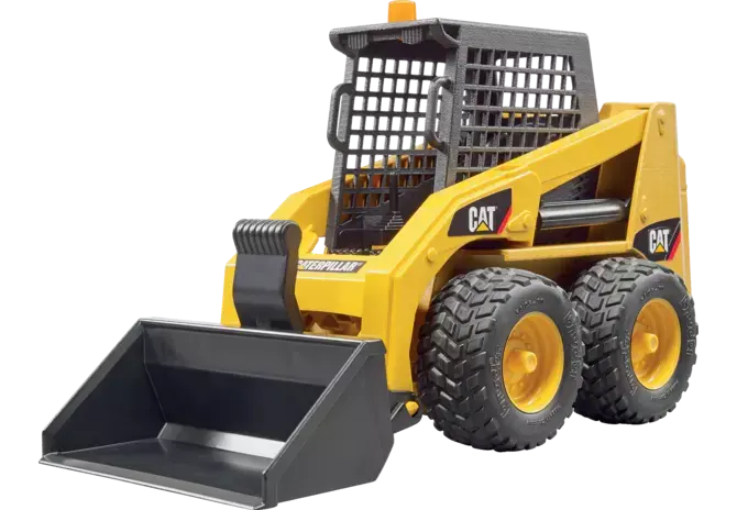 Bruder Caterpillar Kompaktlader 02481 in gelb mit Frontschaufel im Maßstab 1:16