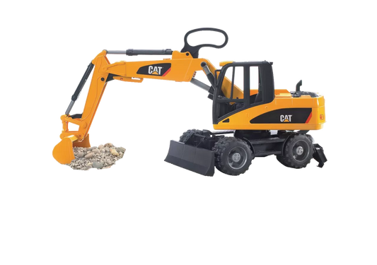 Bruder Caterpillar Schaufelbagger mit Rädern Spielzeug im Maßstab 1:16
