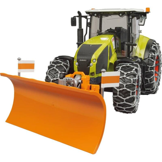Bruder Claas Axion 950 mit Schneepflug – Winterpower 1:16