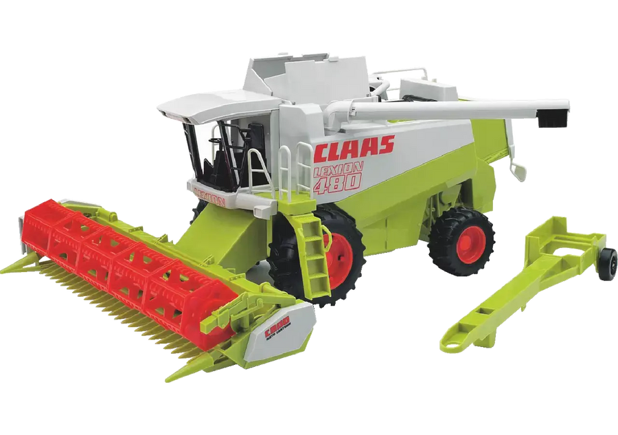 Bruder Claas Lexion 480 Mähdrescher 02120 im Maßstab 1:16 mit Mähvorsatz