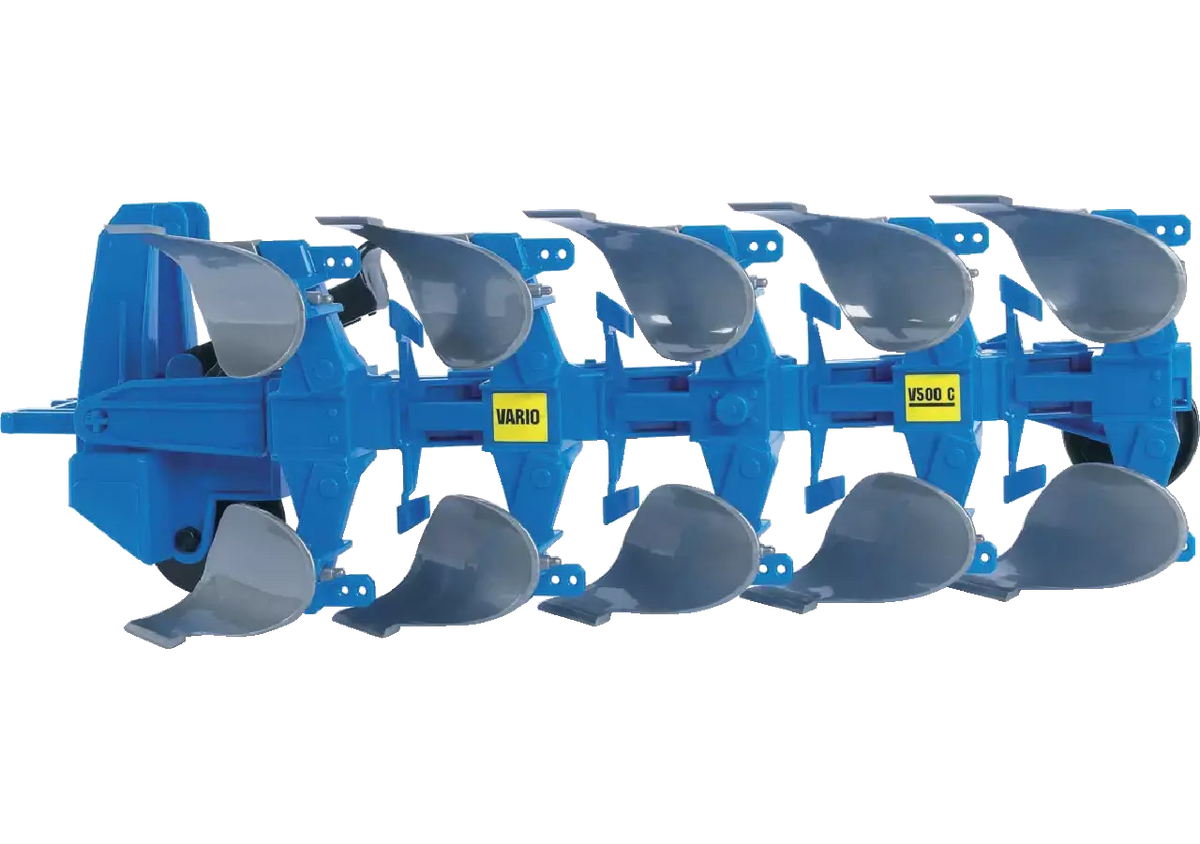 Bruder Drehpflug Vario VS500 C 02237 – 5-Schar Anbaugerät im Maßstab 1:16