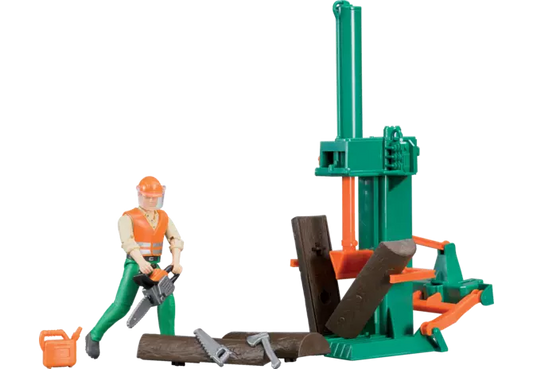 Bruder Figurenset Forstwirtschaft mit Zubehör im Maßstab 1:16
