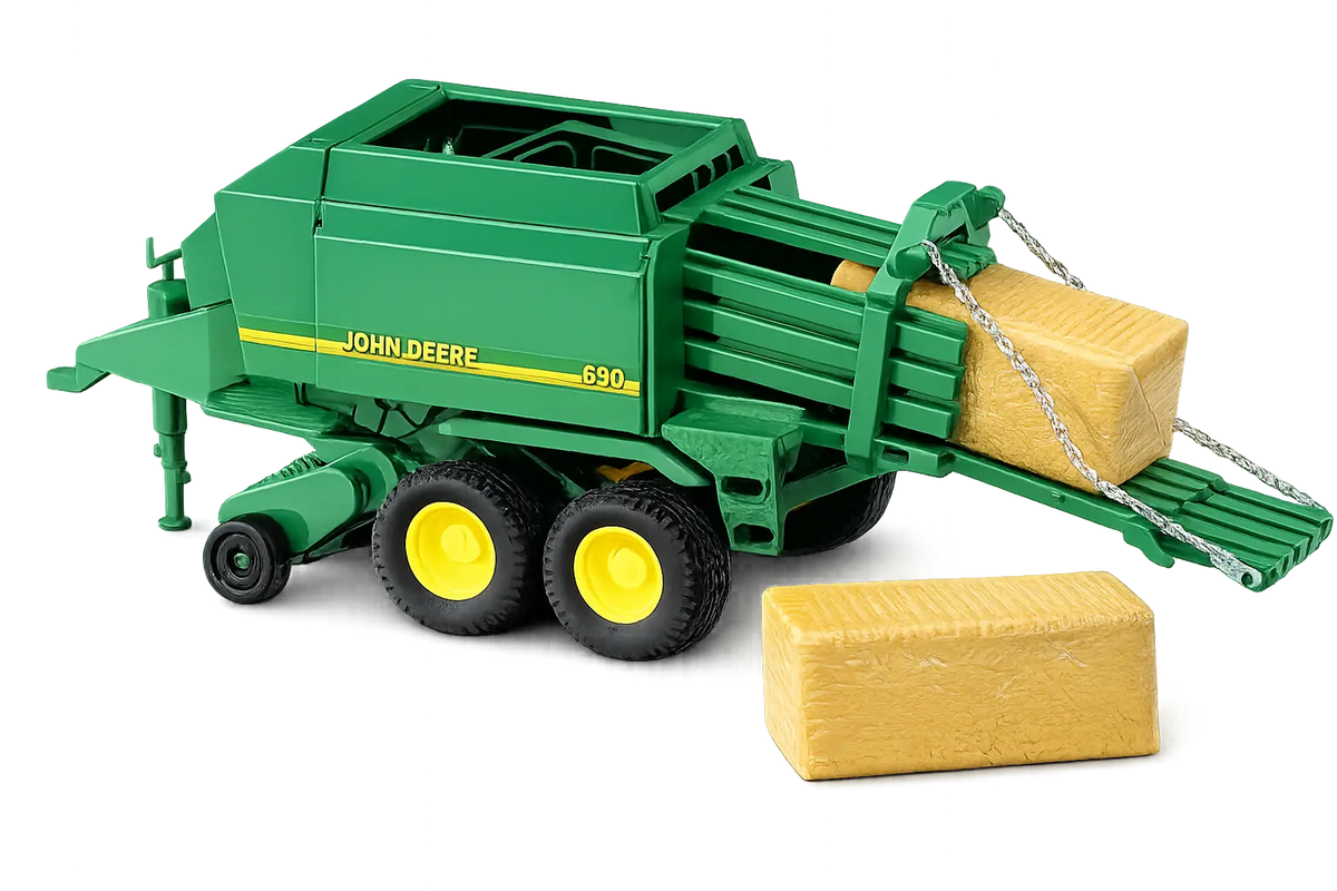 Bruder Großballenpresse John Deere 690 im Maßstab 1:16 – Spielzeug für Kinder