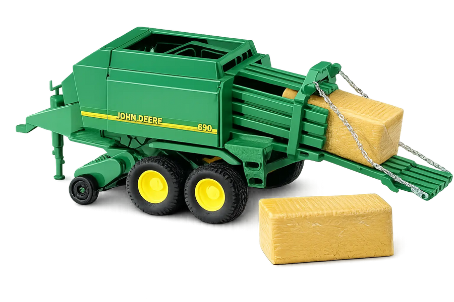 Bruder Großballenpresse John Deere 690 im Maßstab 1:16 – Spielzeug für Kinder