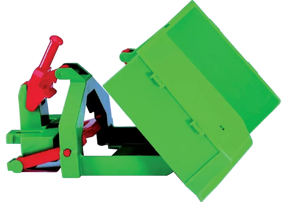 Bruder Hecklade kippbar 02248 – kippbare Transportbox für Bruder-Traktoren 1:16