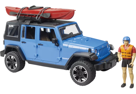 Bruder Jeep Wrangler Rubicon mit Kajak Spielzeug 1:16
