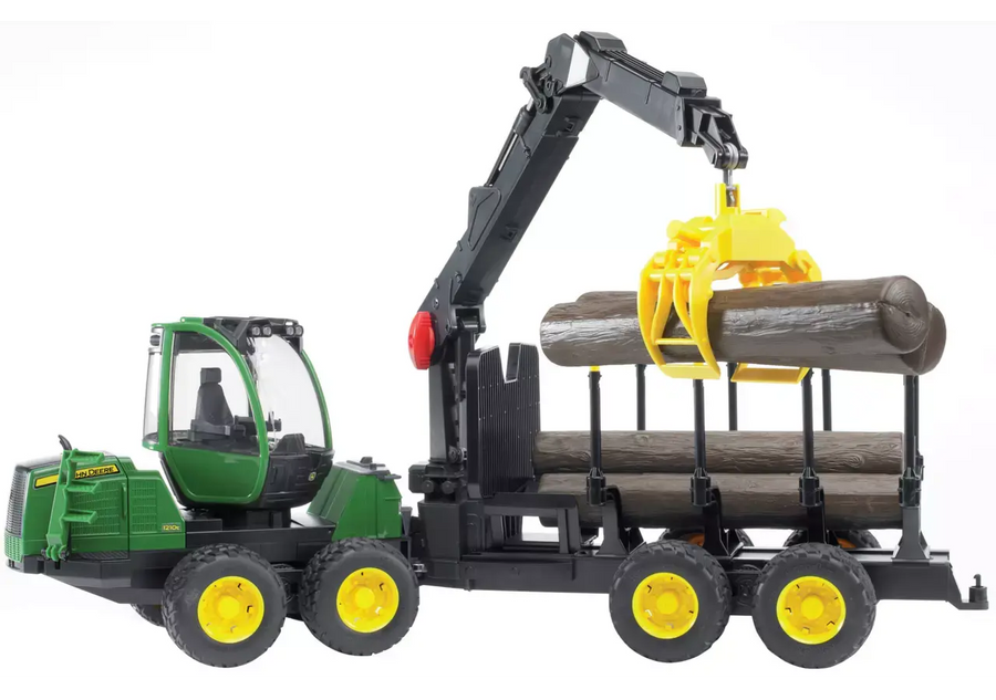 Bruder John Deere 1210E Rückezug 02133 – Forstfahrzeug 1:16 mit 64 cm Länge