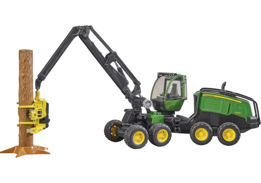 Bruder John Deere 1270G Harvester 02135 – grünes Forstmaschinen-Spielzeug von Bruder