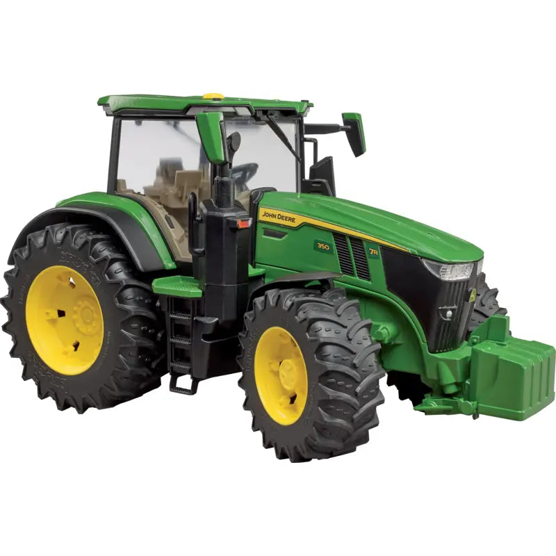 Bruder John Deere 7R 350 Traktor 1:16 – Spielzeugtraktor in grün, Seitenansicht
