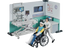 Bruder Krankenstation Spielset mit Ärztin, Patient, Krankenbett, Rollstuhl und medizinischem Zubehör
