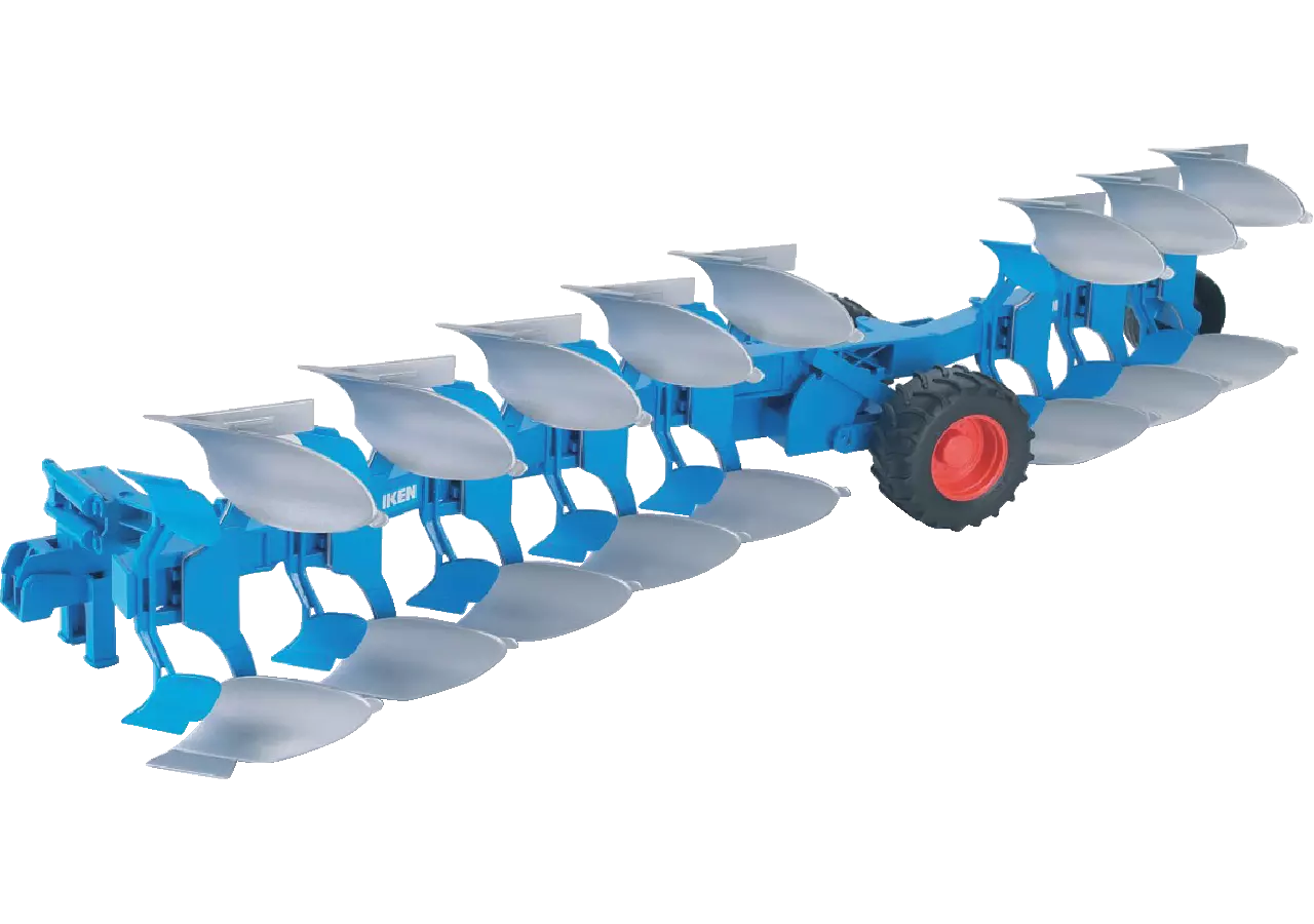 Bruder Lemken Vari-Titan 8-Schar Drehpflug im Maßstab 1:16
