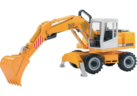 Liebherr 912 Schaufelbagger Bruder 02426 im Maßstab 1:16 mit beweglicher Schaufel