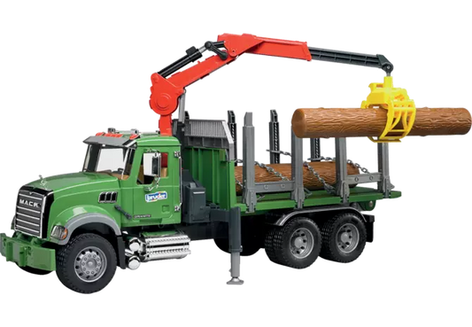 Bruder MACK Granite Holztransporter Spielzeug im Maßstab 1:16
