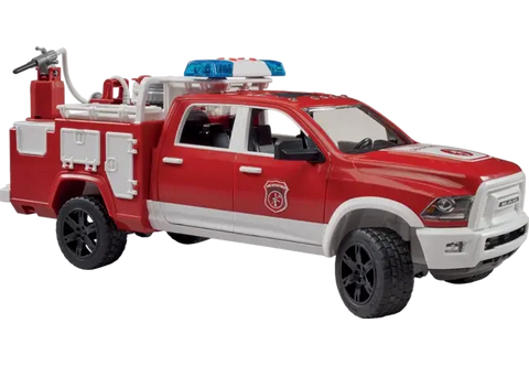 Feuerwehr Pickup RAM 2500 Bruder 02544 – Detailgetreues Spielzeug-Einsatzfahrzeug in Rot