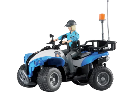 Bruder Polizei Quad mit Polizistin und Ausstattung Spielzeug
