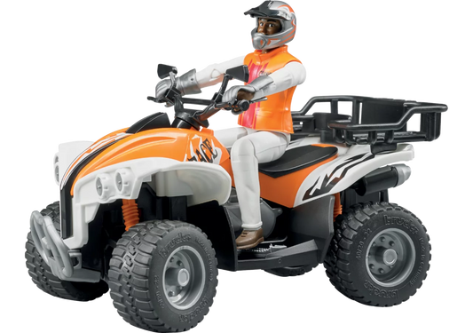 Bruder Quad mit Fahrer Spielzeug im Maßstab 1:16
