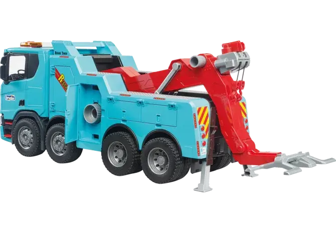 Abschlepp LKW Bruder Scania 03553 – Berge-Truck 1:16 mit Kranarm seitlich