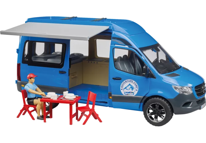 Bruder Sprinter Mercedes Benz Camper mit Fahrer Spielzeug 1:16
