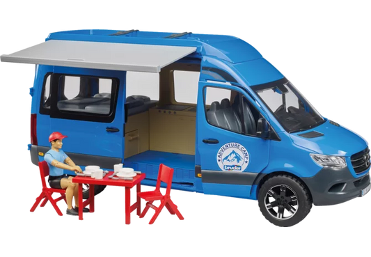 Bruder Sprinter Mercedes Benz Camper mit Fahrer Spielzeug 1:16
