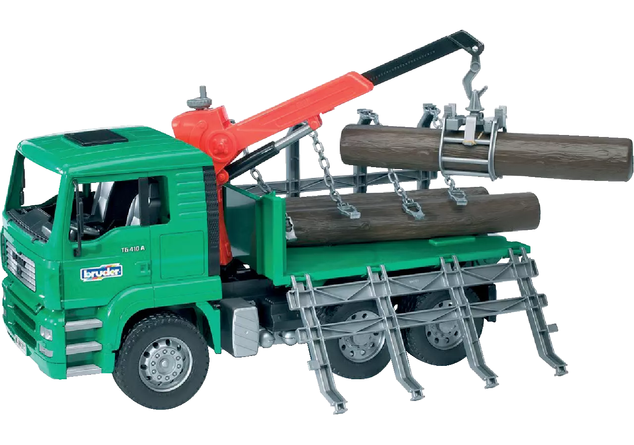 Bruder MAN TGA Holztransporter Spielzeug im Maßstab 1:16
