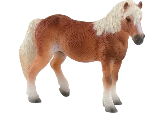Bullyland Haflinger Stute Figur, handbemalt, 14 cm hoch
